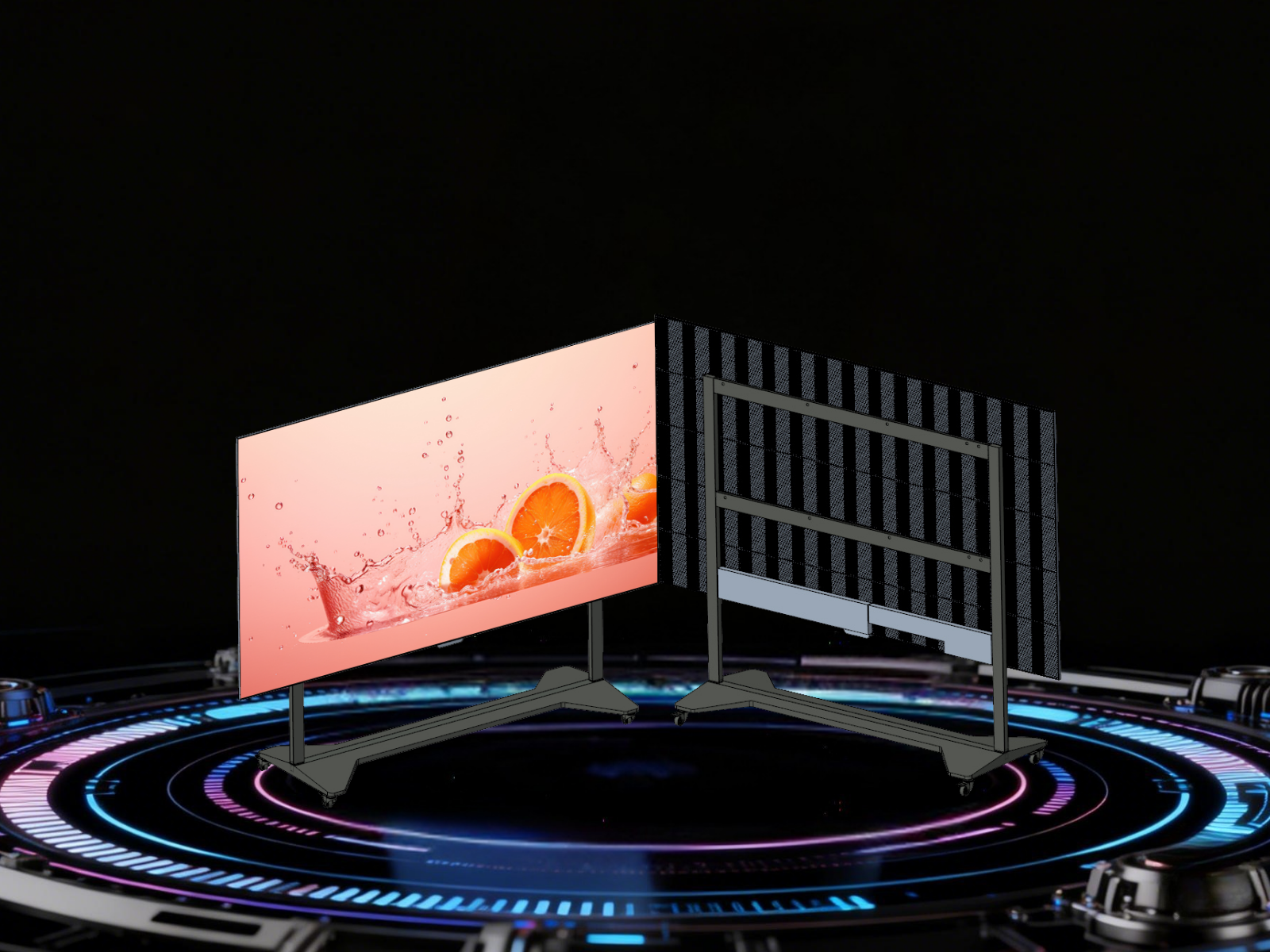 135‘’ 4K COB Ultra Slim 20mm All-in-One Display